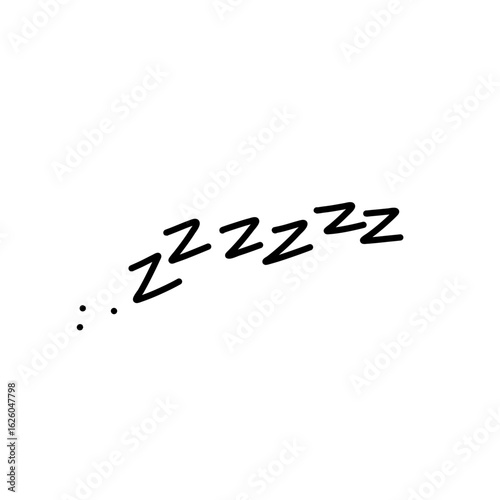 Zzz sleeping doodle 