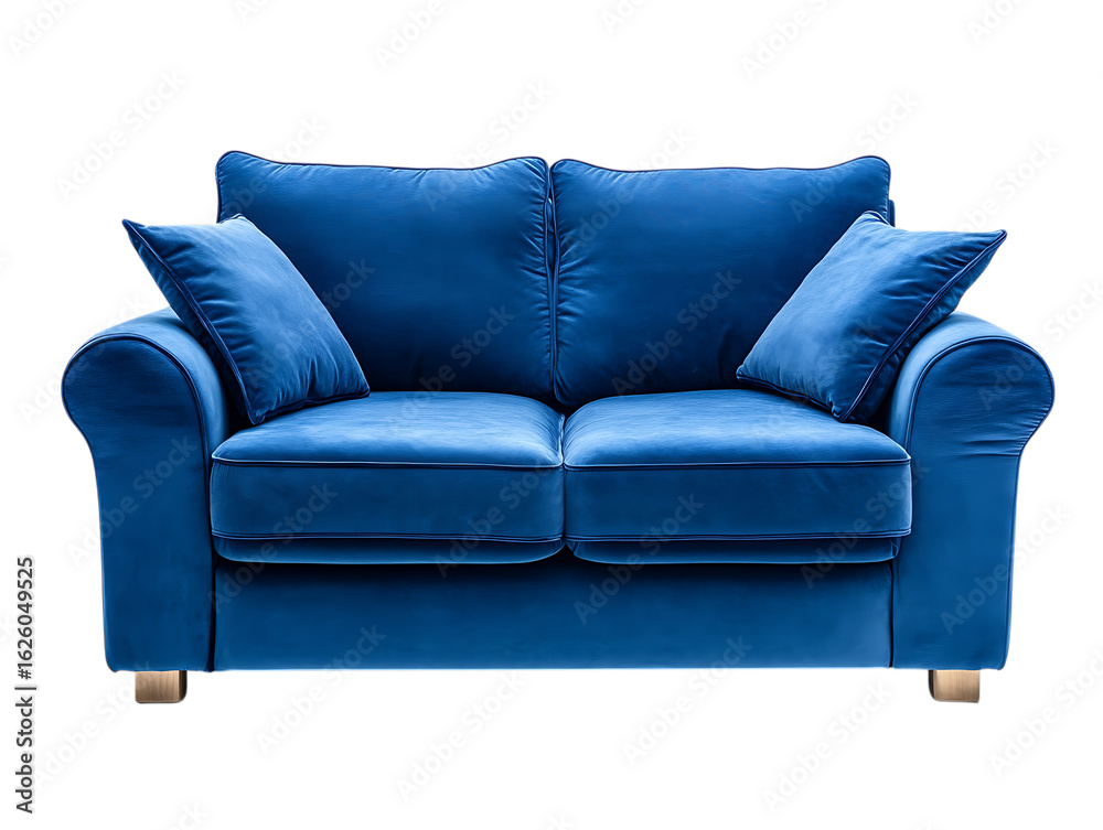 Naklejka premium blue sofa