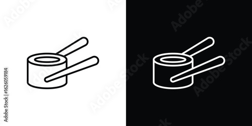 Sushi icon symbol, logo illustration. Vector graphics