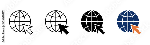 Internet icon sheet multiple style collection