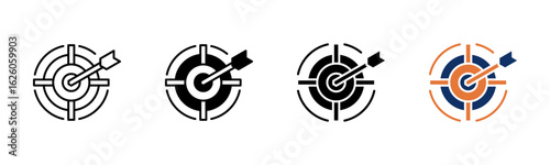 Retargeting icon sheet multiple style collection