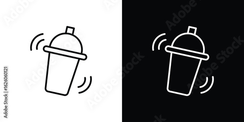 Shaker icon symbol, logo illustration. Vector graphics