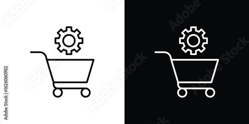 Procurement icon symbol, logo illustration. Vector graphics