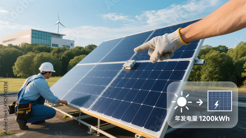 solar panel installation