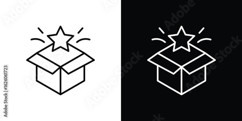 New product icon symbol, logo illustration. Vector graphics