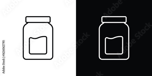Jar icon symbol, logo illustration. Vector graphics