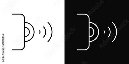 Infrared icon symbol, logo illustration. Vector graphics
