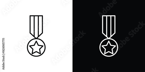 Condecoration icon symbol, logo illustration. Vector graphics