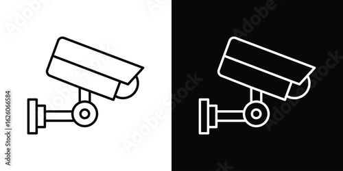 CCTV icon symbol, logo illustration. Vector graphics