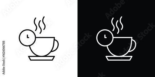 Break icon symbol, logo illustration. Vector graphics