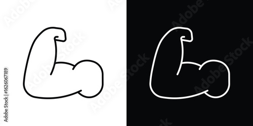 Arm icon symbol, logo illustration. Vector graphics