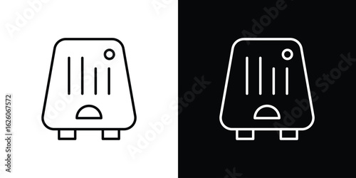 Air purifier icon symbol, logo illustration. Vector graphics