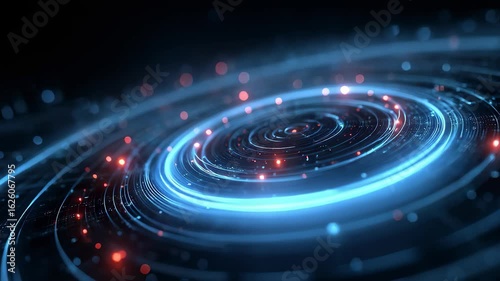 Wallpaper Mural Data Vortex: A Futuristic World Full of Technology Torontodigital.ca