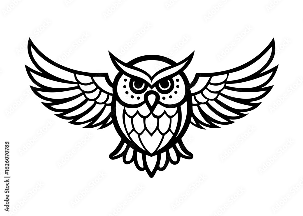 Obraz premium Owl vector 