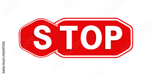 Stop sign board 