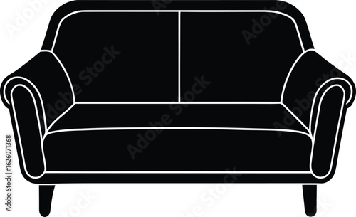 Sofa Silhouette Icon