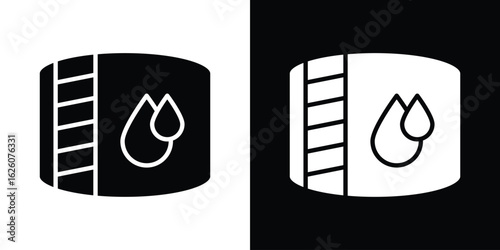 Water tank icon - Vector. Flat design style eps 10