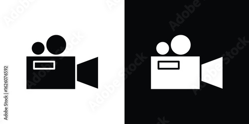 Video camera icon - Vector. Flat design style eps 10