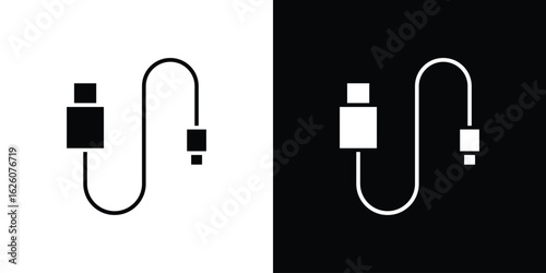 USB type c icon - Vector. Flat design style eps 10