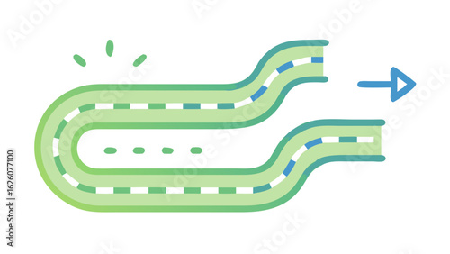 vector arrow background road bypass 