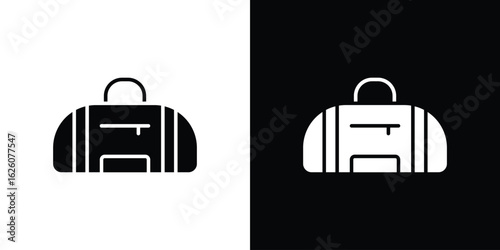 Sports bag icon - Vector. Flat design style eps 10