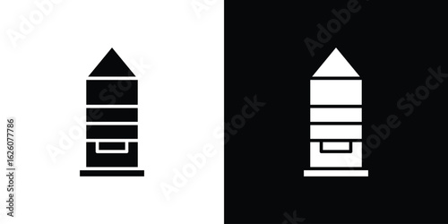 Silo icon - Vector. Flat design style eps 10