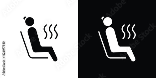 Sauna icon - Vector. Flat design style eps 10