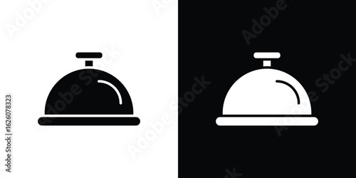Restaurant Tray icon - Vector. Flat design style eps 10
