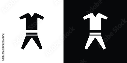 Pijama icon - Vector. Flat design style eps 10