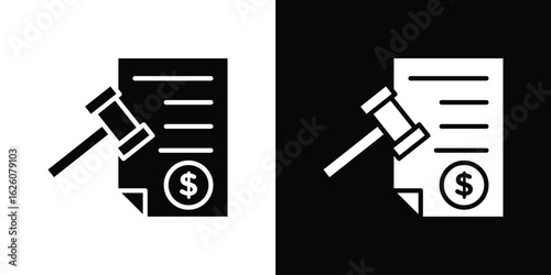 Penalty icon - Vector. Flat design style eps 10