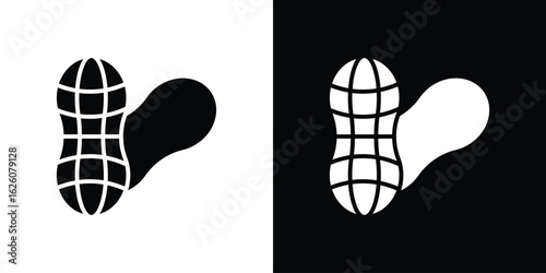 Peanut icon - Vector. Flat design style eps 10
