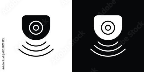 Motion sensor icon - Vector. Flat design style eps 10