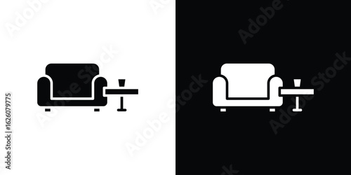 Lounge icon - Vector. Flat design style eps 10
