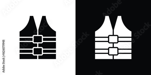 Lifejacket icon - Vector. Flat design style eps 10