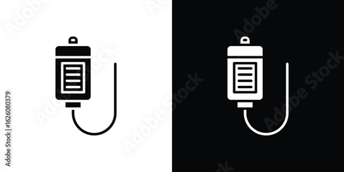 Intravenous icon - Vector. Flat design style eps 10