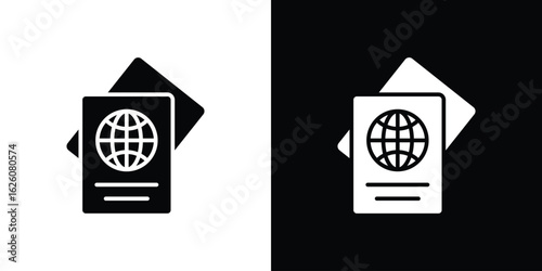 Immigration icon - Vector. Flat design style eps 10