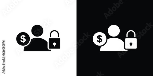 Guarantor icon - Vector. Flat design style eps 10