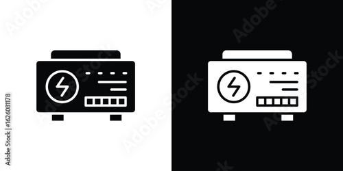 Generator icon - Vector. Flat design style eps 10