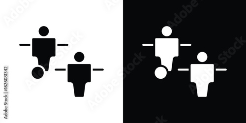 Foosball icon - Vector. Flat design style eps 10