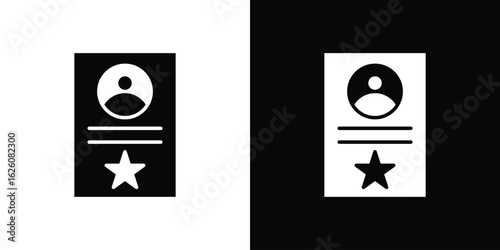 Criminal record icon - Vector. Flat design style eps 10
