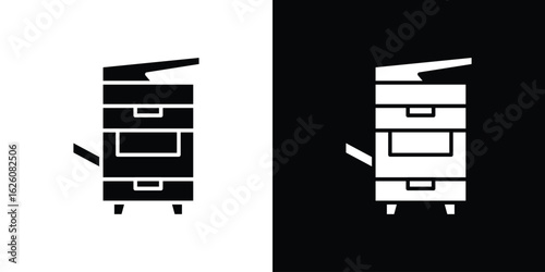Copier icon - Vector. Flat design style eps 10