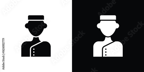 Concierge icon - Vector. Flat design style eps 10