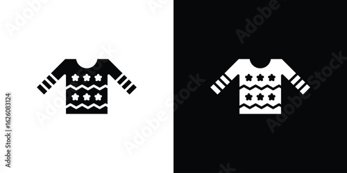 Christmas sweater icon - Vector. Flat design style eps 10