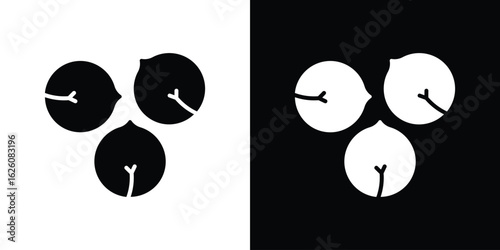 Chickpeas hummus icon - Vector. Flat design style eps 10