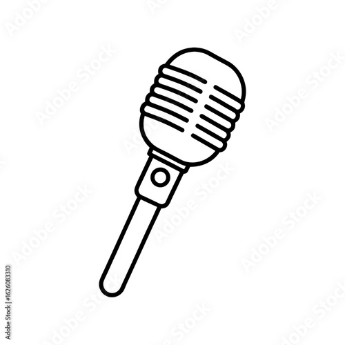 microphone isolated on white background