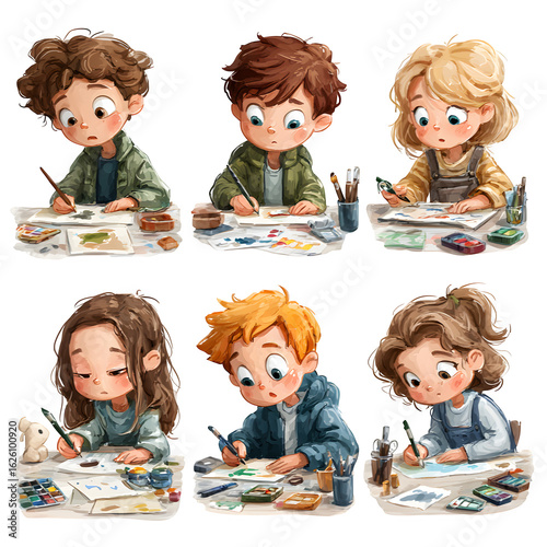 and creating clay folding a a featuring painting featuring creating illustration featuring supplies: Flat making decorating and sewing, brushes, craft featuring a room, making of coloring scrapbook, c