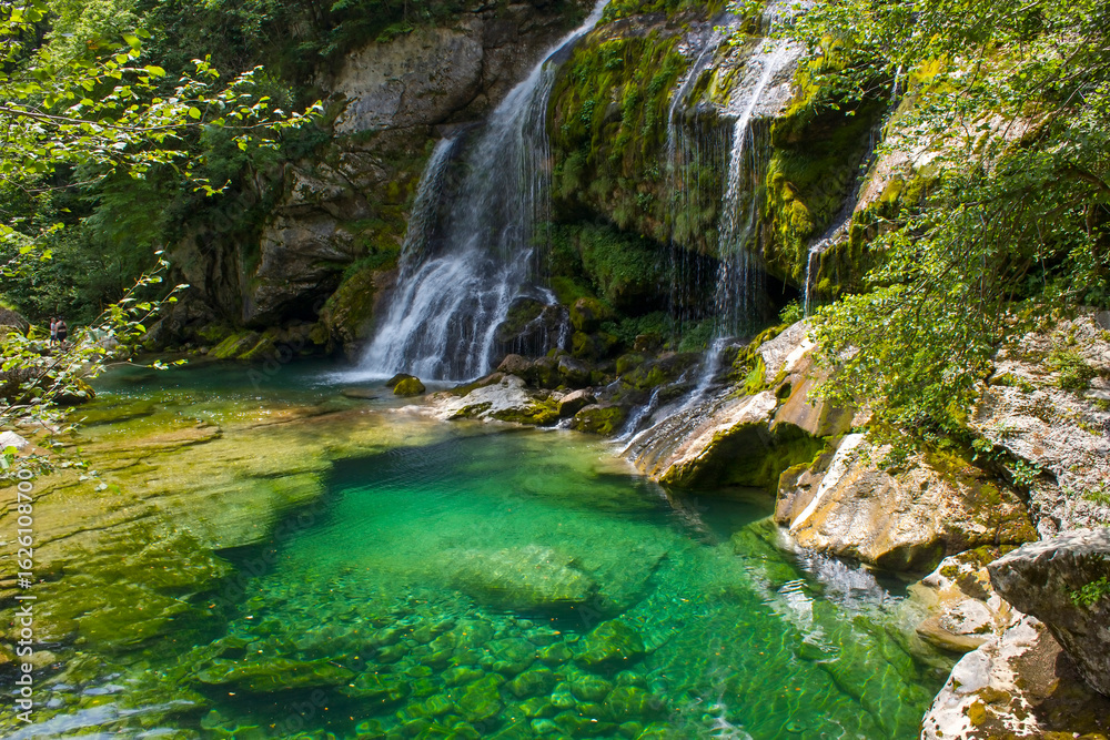 Fototapeta premium Slap Virje, waterfall Virje in Slovenia