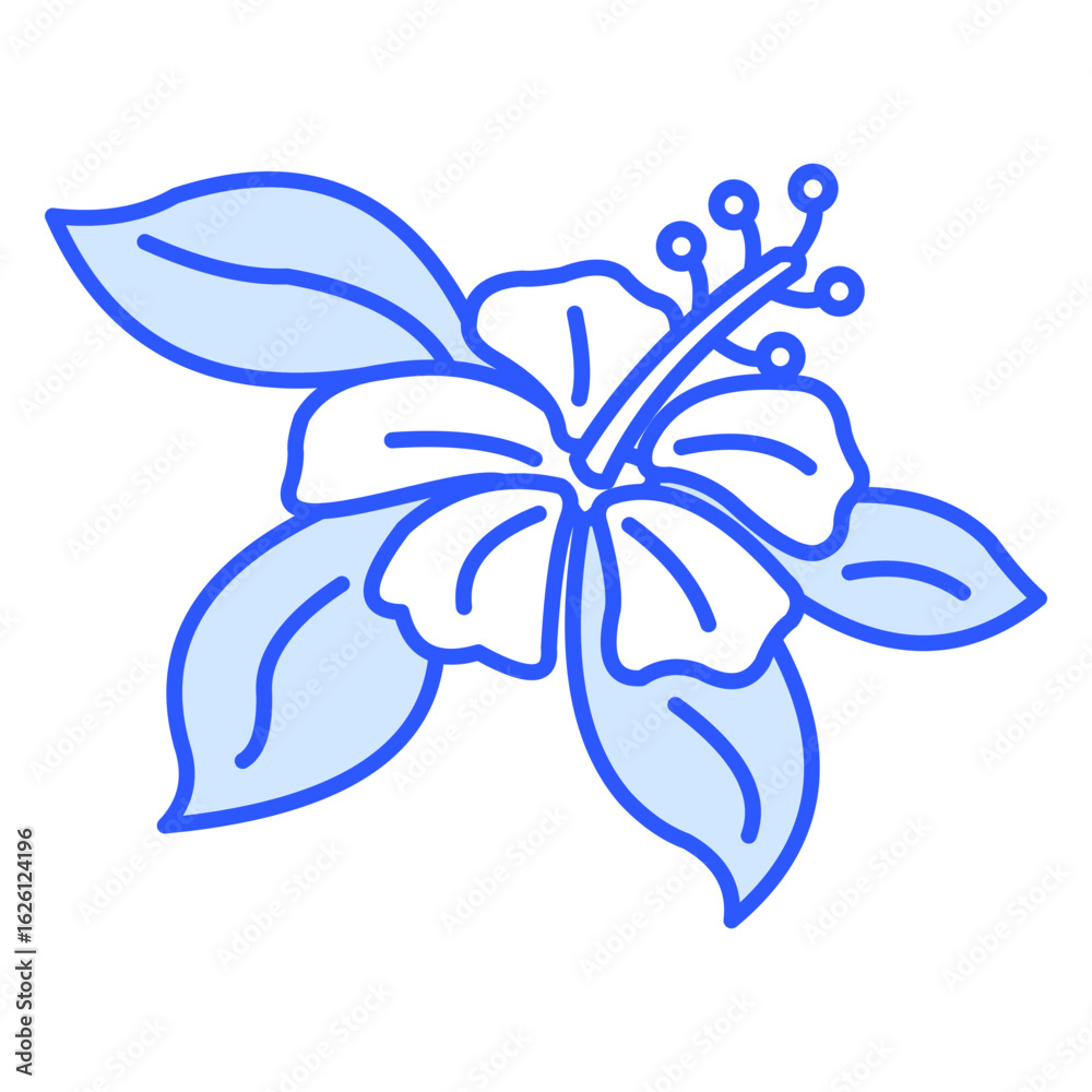 Fototapeta premium Hibiscus Icon