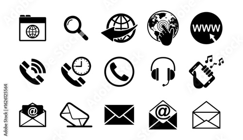 Black Icon collection most use on UI UX BW color