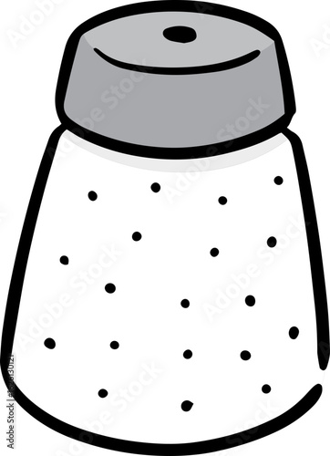 Illustration of condiment bottle
